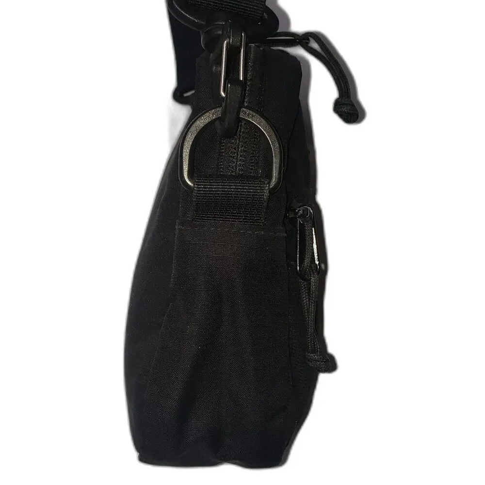 SUPREME SS17 Black Cross Body Nylon Bag Unisex Hiking Camping